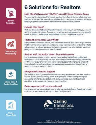 Graphic of 6 Solutions for Realtors